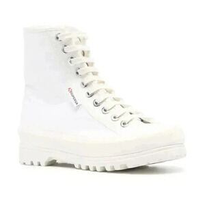 Superga White High-Top Sneakers